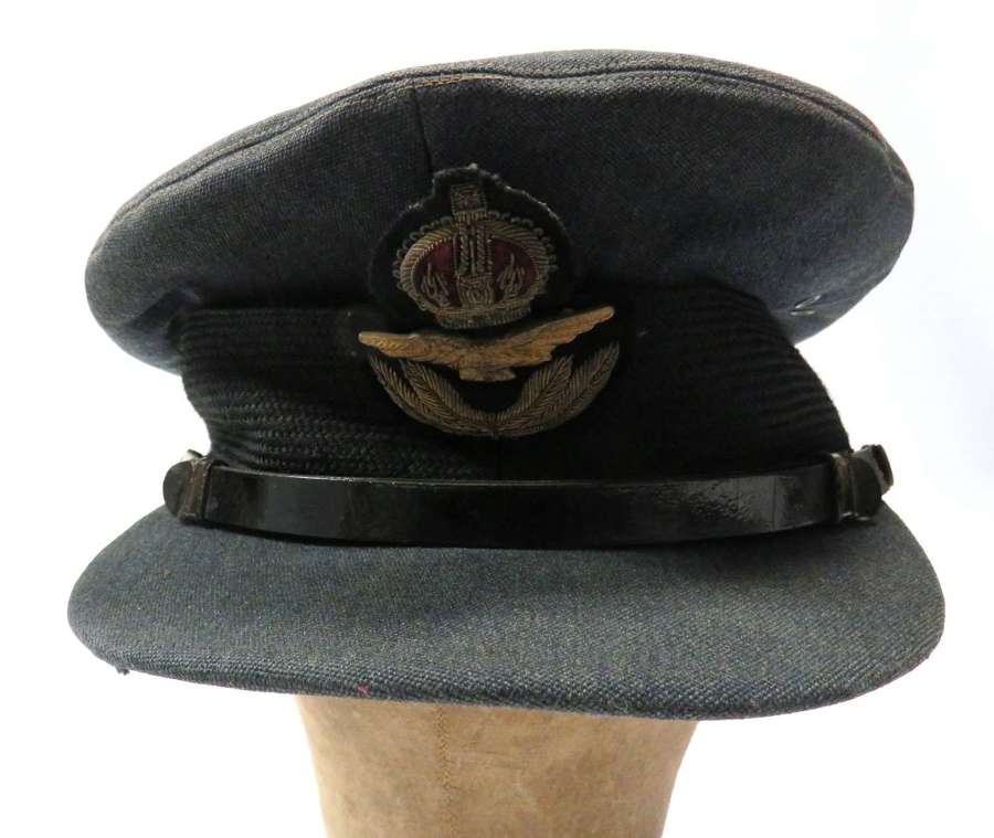 Interwar / WW2 Royal Air Force Officers Service Dress Cap