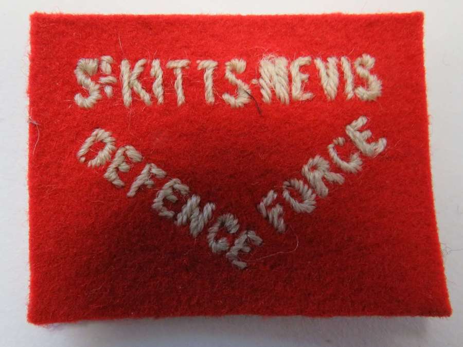 St Kitts Nevis Defence Force Pagri / Shoulder Title