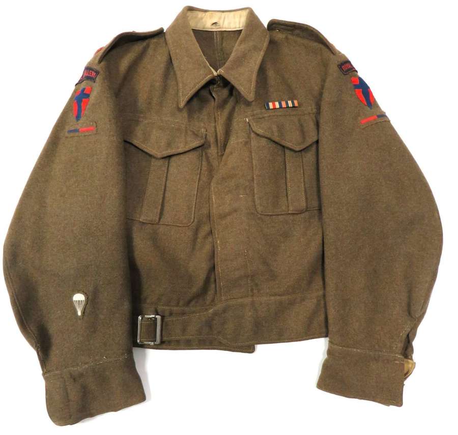 1937 Patt Royal Artillery Airborne Trained Officer Battledress Jacket