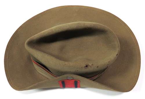 WW2 Dated Far East Bush (Slouch) Engineers Regimentally Flashed Hat