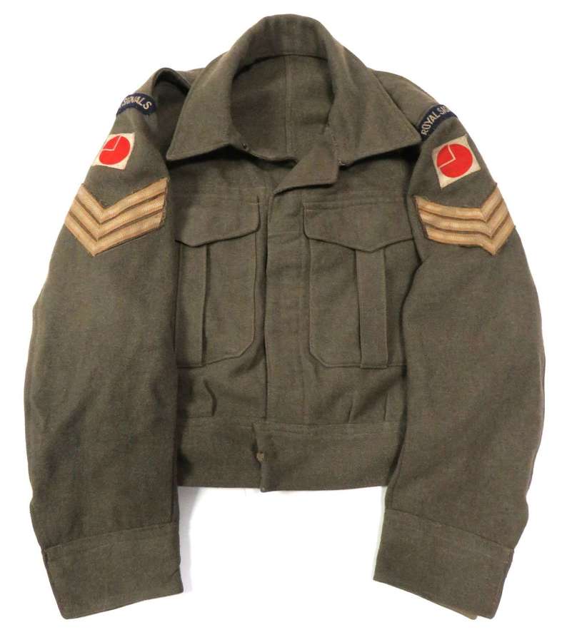 1937 Patt Royal Signals 4th Division Commonwealth Battledress Jacket