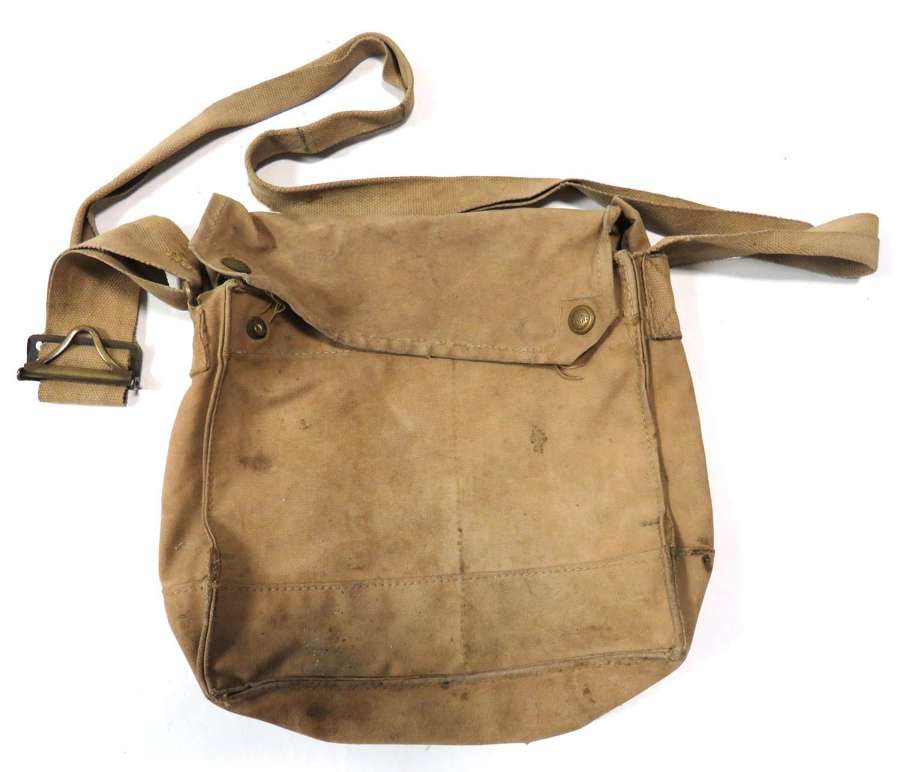 WW1 British Army Gas Mask Respirator Bag