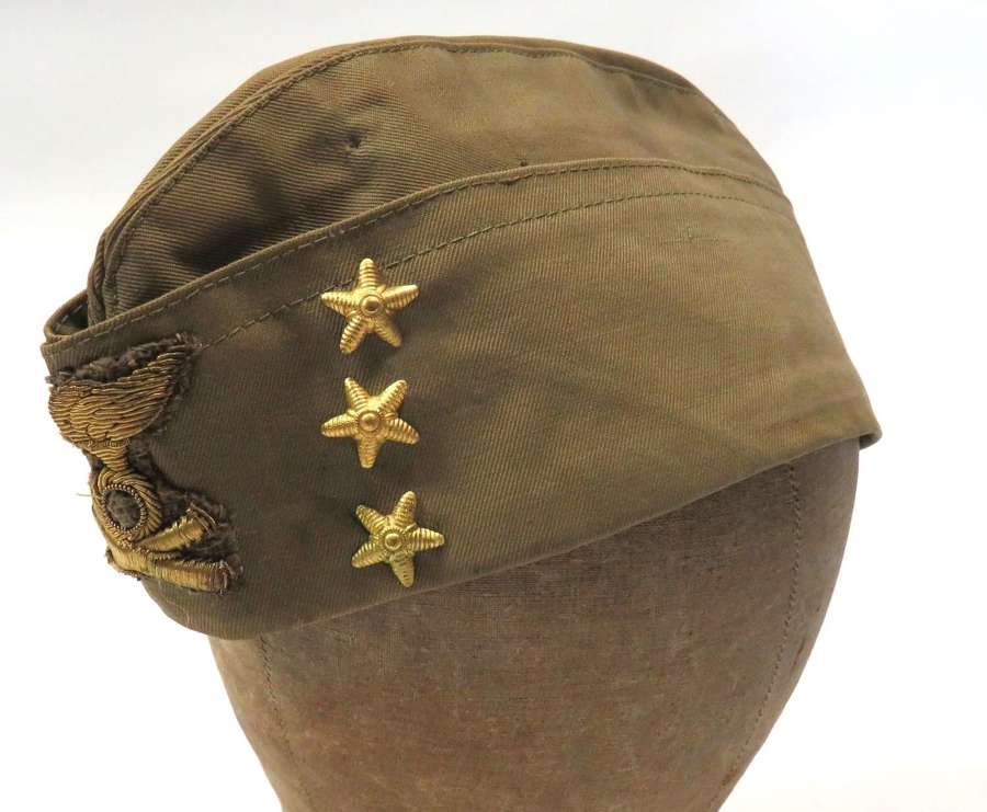 WW2 Italian Artillery Captains Side Cap