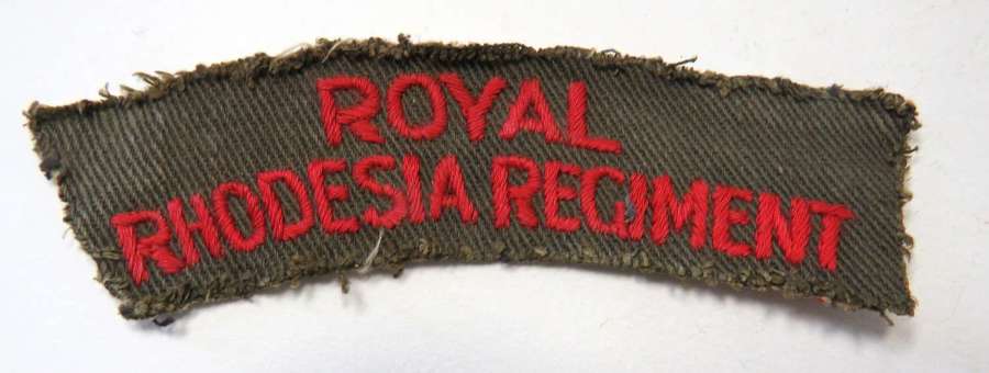 Royal Rhodesia Regiment Shoulder Title