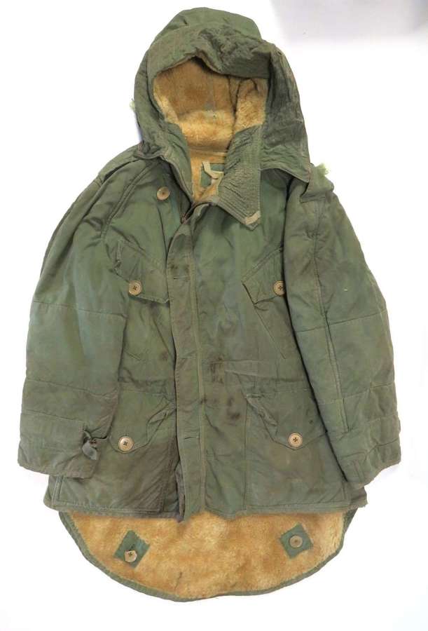 Scarce 1952 Pattern British Middle Parka Cold Weather Jacket Dated 52