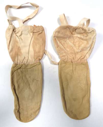 Pair 1941 Dated British Ski Gloves