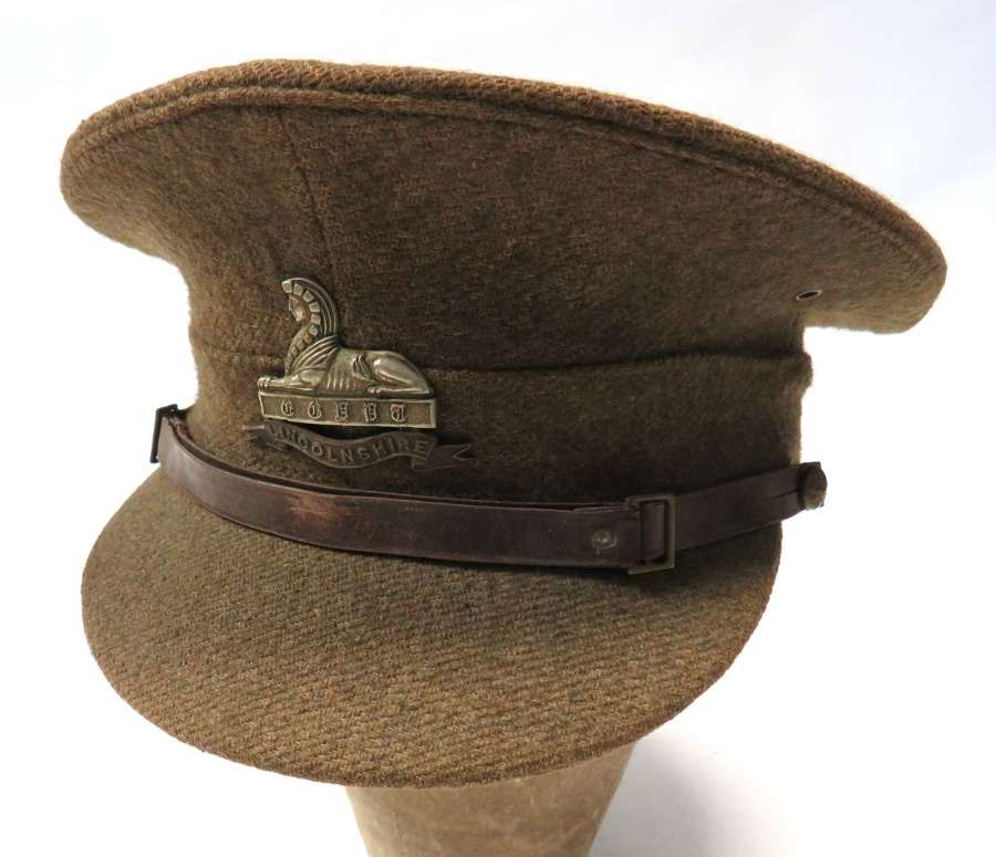 1922 Pattern Lincolnshire Regiment Other Ranks Service Dress Cap