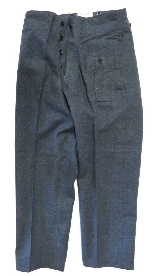 Scarce WW2 Royal Air Force Air -Crew 1943 Dated Battledress Trousers