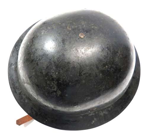 Early War Home Front Black Composite Bakelite Helmet ,Attributed