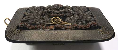 Original Victorian Royal Artillery Full Dress Shoulder Pouch