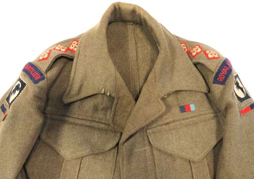 30 Corps Royal Artillery Officers 1937 1st Pattern Battledress Jacket