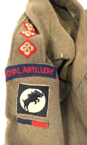 30 Corps Royal Artillery Officers 1937 1st Pattern Battledress Jacket