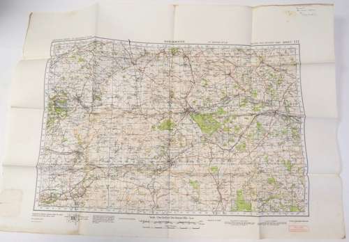 WW2 British Military Map of Marlborough