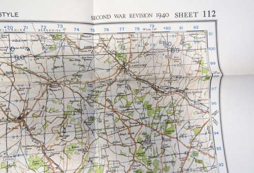 WW2 British Military Map of Marlborough