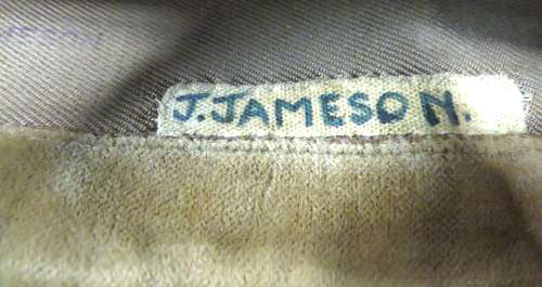 WW2 Royal Air Force Officers Attributed Field Service Cap