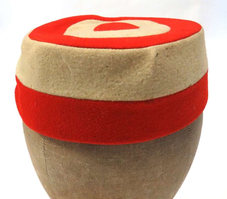 Late 19th Century Military School Pillbox  Hat