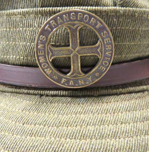 WW2 F.A.N.Y Early Issue Attributed Officers Service Dress Cap