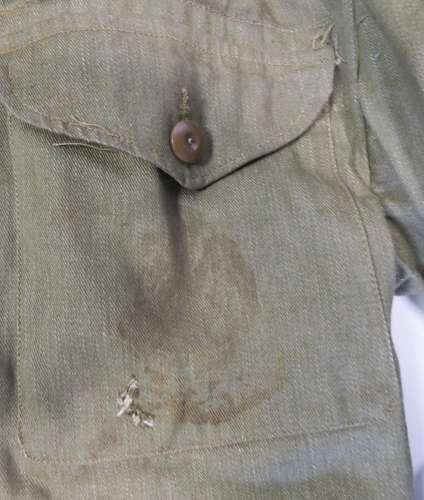 WW2 Pattern Denim Working Dress Battledress Jacket