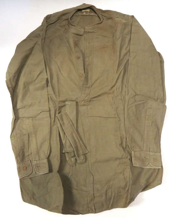 WW 2 Pattern Army Officers Collarless Shirt