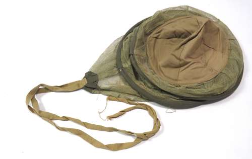 1943 Dated Tropical Mosquito Helmet Net and Cover