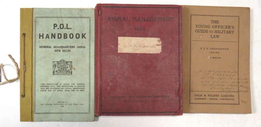 Three Various Military Officers Handbooks