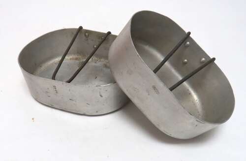 WW2 Indian Pattern 1944 Dated Pair of Mess Tins
