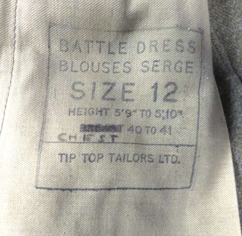 1946 Pattern Commonwealth Battledress Jacket Canadian Issue