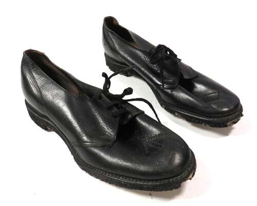 Rare WW2 Women's Armament Factory Safety Shoes Dated 1942