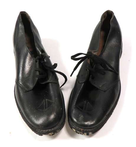 Rare WW2 Women's Armament Factory Safety Shoes Dated 1942