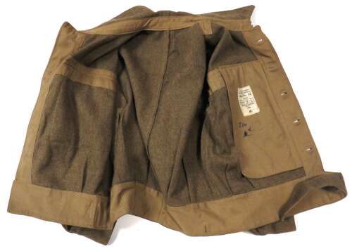 Attributed 1940 Pattern R.A.S.C 1945 Dated Palestine Troops Battledress Jacket