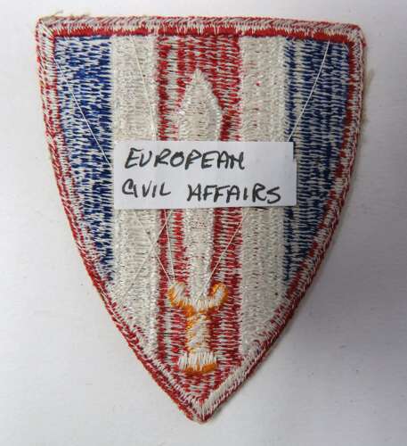 WW 2 American European Civil Affairs Formation Badge