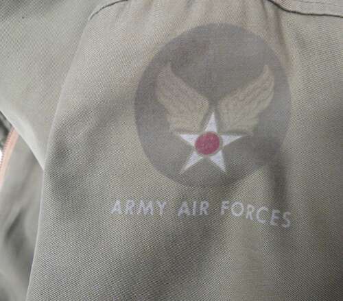 WW2 U.S.A.A.F 4th Air Force B15 Intermediate Flying Jacket Size 38R