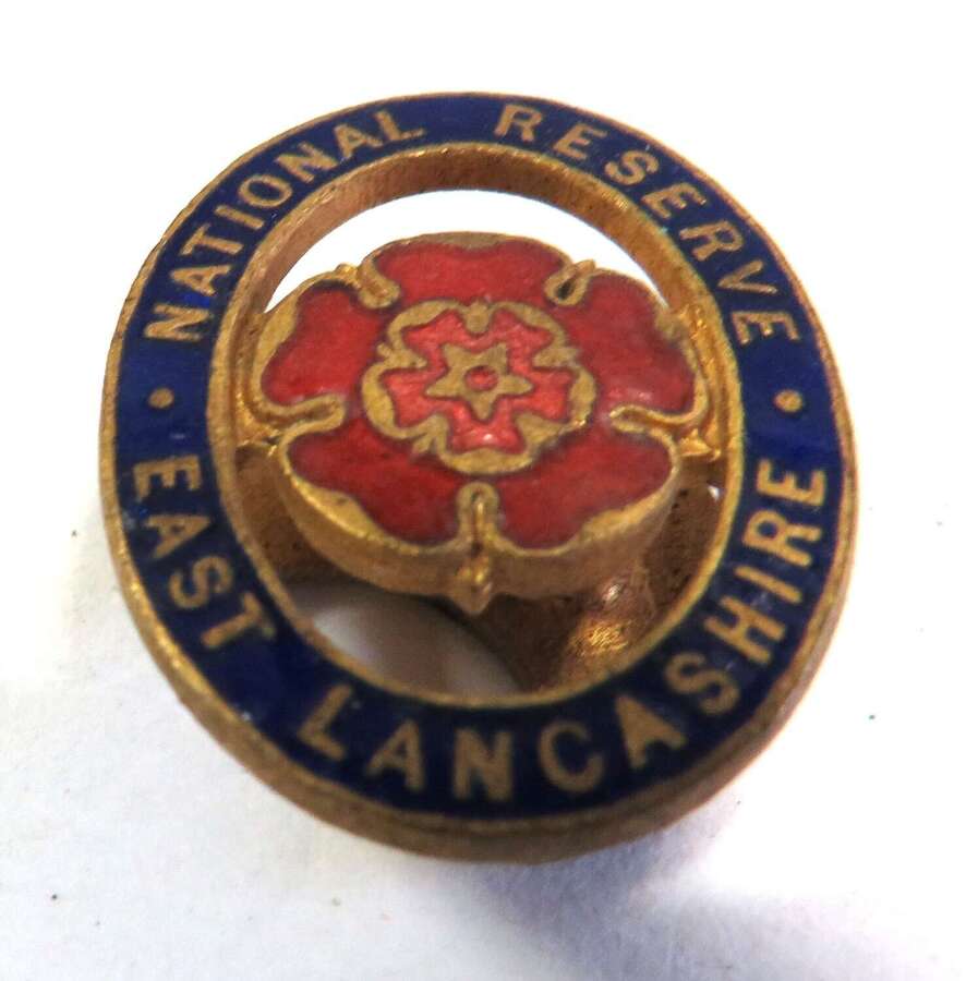 WW1 East Lancashire National Reserve Lapel Badge