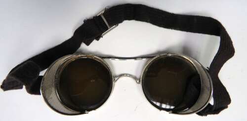 WW2 Pair of Dust Side Shade Tinted Lens Sunglasses