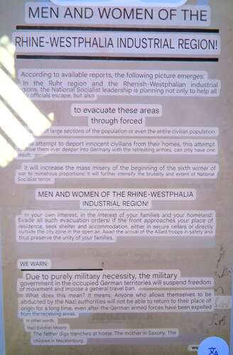Rare Post D-Day Invasion German Air Dropped Leaflet On Krefeld WG12 (2)