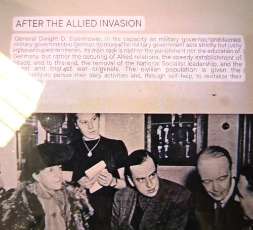 Rare Post D-Day Invasion German Air Dropped Leaflet On Germany WG19