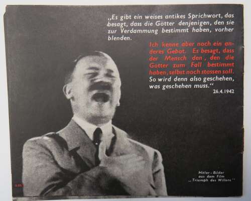 WW 2 Air Dropped on Germany Propaganda Booklet G85