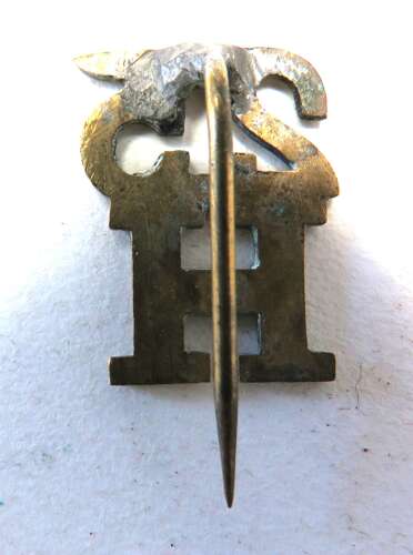 WW1 Brass Pagri Badge 25H