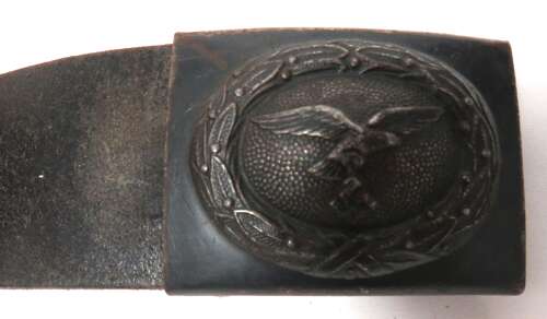 German WWII Luftwaffe Enlisted Mans Belt Buckle & Belt