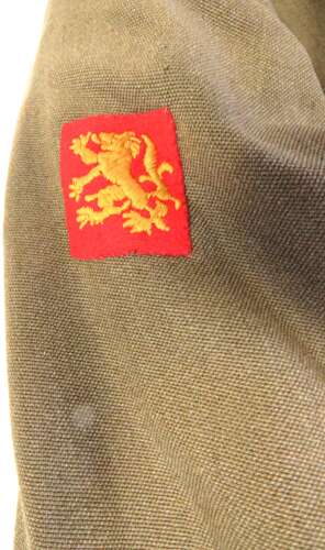 WW2 Durham Light Infantry Scottish Command Service Dress Tunic