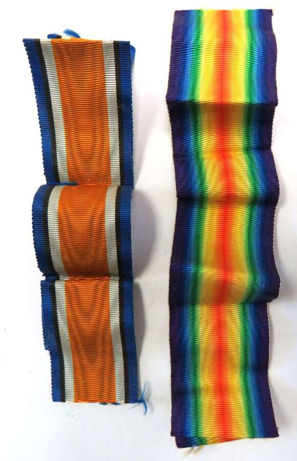 Pair of Original WW1 Medal Pair of Ribbons