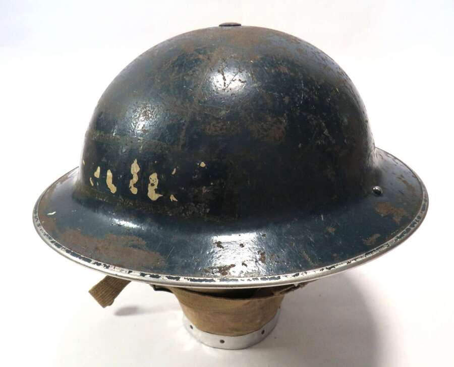 Early War Home Front Police Steel Helmet Dated 1939