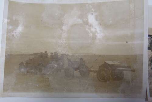 WW2 Set of 9 Photographs of Artillery Pieces