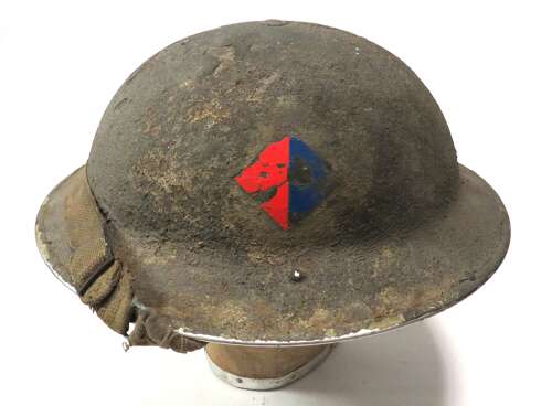 Rare Early War Royal Artillery Flashed Officer Private Purchase Lining Steel Helmet