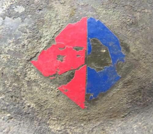 Rare Early War Royal Artillery Flashed Officer Private Purchase Lining Steel Helmet