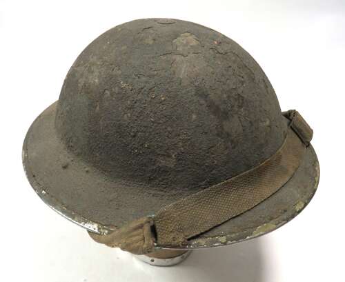 Rare Early War Royal Artillery Flashed Officer Private Purchase Lining Steel Helmet