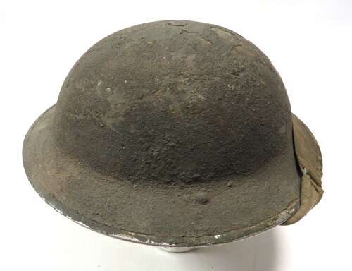 Rare Early War Royal Artillery Flashed Officer Private Purchase Lining Steel Helmet
