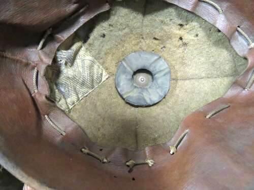 Rare Early War Royal Artillery Flashed Officer Private Purchase Lining Steel Helmet