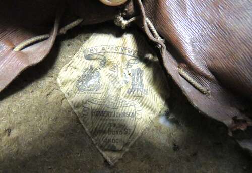 Rare Early War Royal Artillery Flashed Officer Private Purchase Lining Steel Helmet