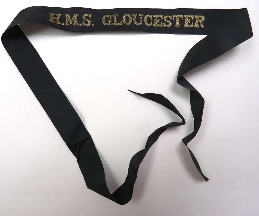 HMS Gloucester Full Length Ratings Cap Tally
